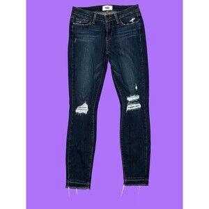 Paige Verdugo Women's Ankle Distressed Skinny Jeans Size 28